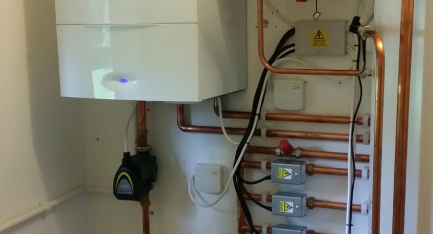 Unvented hot water cylinder installation in Blindley Heath